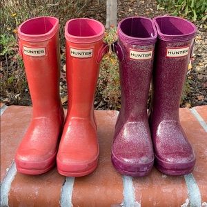 Girls Hunter rain boots